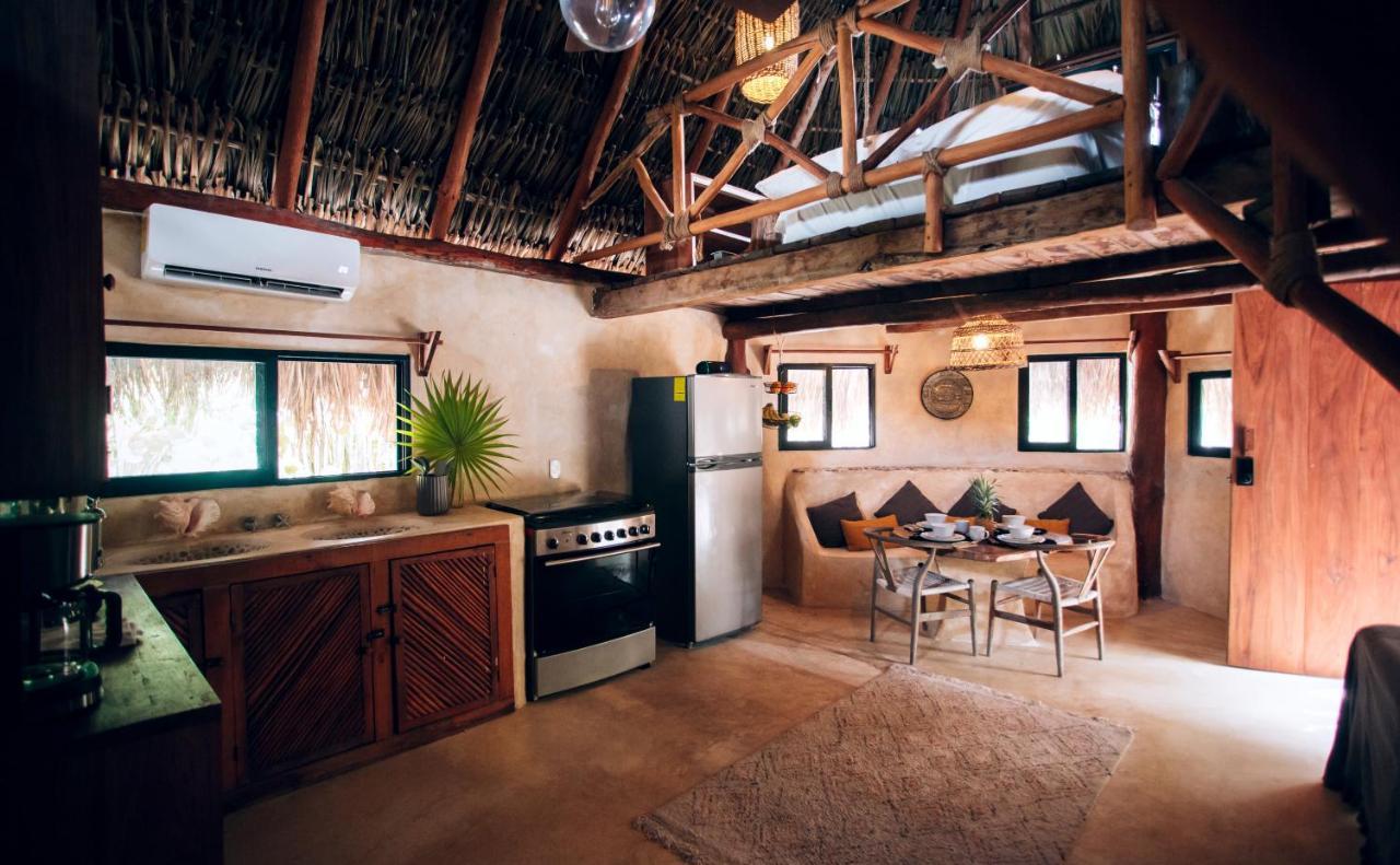 Ikal Tulum Hotel Exterior foto A kitchen in a villa at Xel-Há